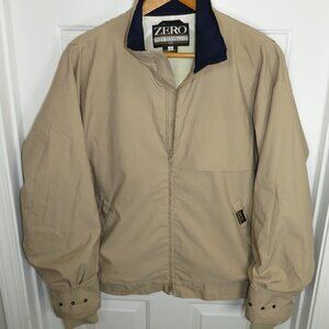 Zero Restriction Gore Tex Windbreaker Golf Jacket Full Zip Size LG USA Made